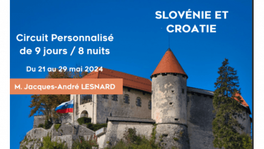Circuit voyage en Slovénie et Croatie du 21 au 29 mai